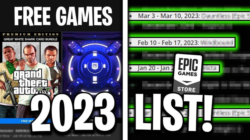 What games will be free on Epic Games 2023? (1)