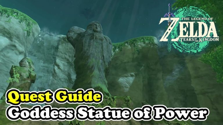 Locations of the goddess statues in Zelda: Tears of the Kingdom