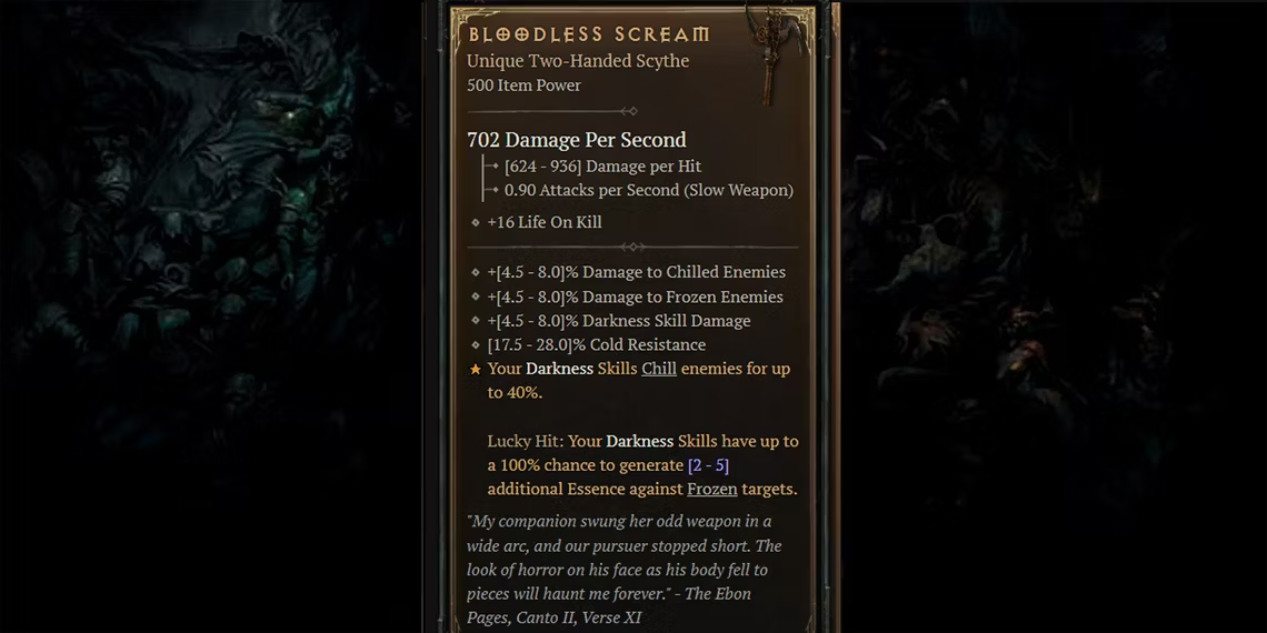 Tips to Get Bloodless Scream (& Best Builds for It) in Diablo 4